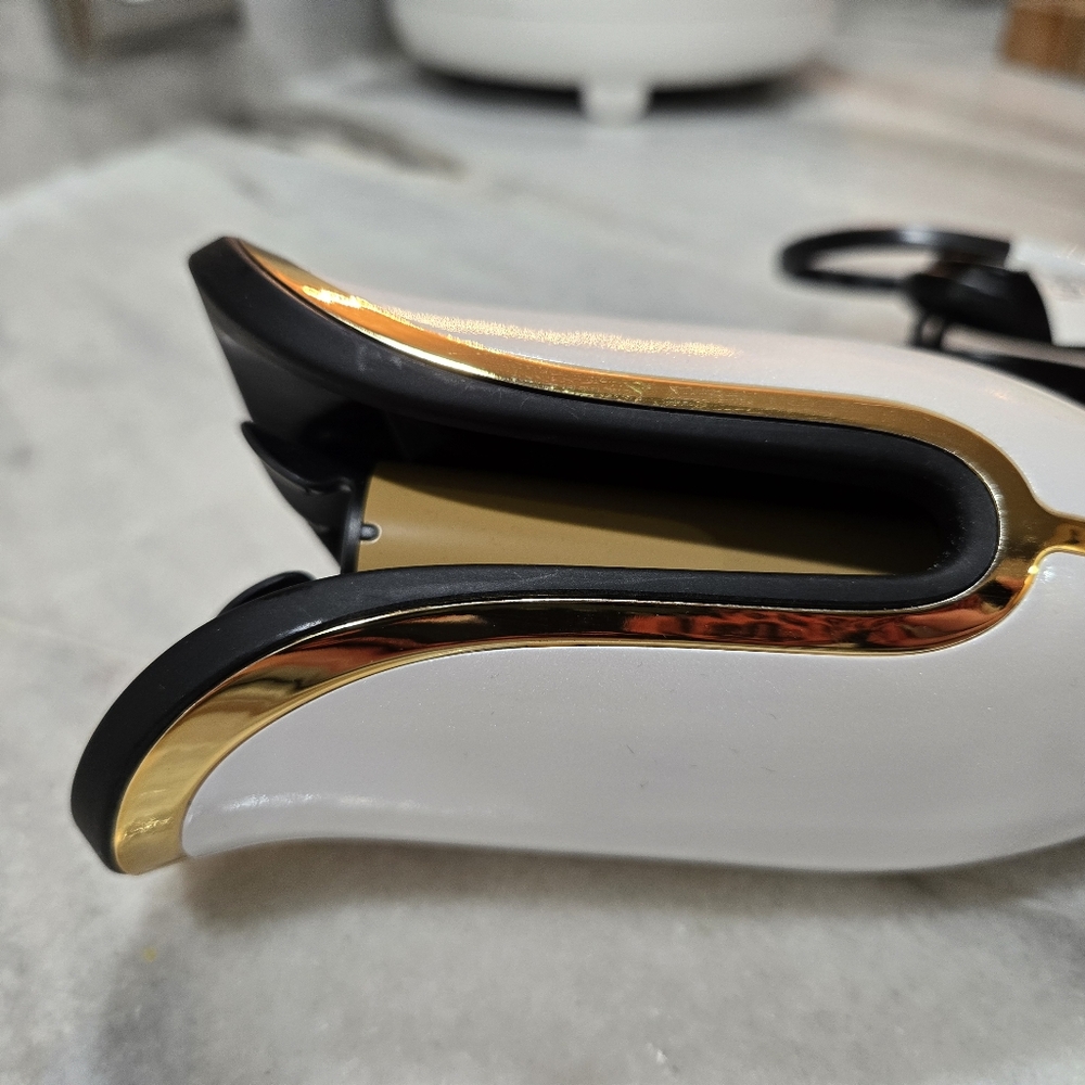 CHI Spin N Curl CA2318 - Rotating Curler 1" White/Gold, Ceramic - Picture 3 of 8